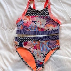 Athleta Girl, two-piece swim suit, sz M (8-10)